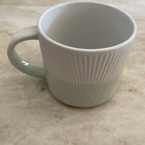 Starbucks 2014 coffee mug. Light teal/white - Picture 2 of 10